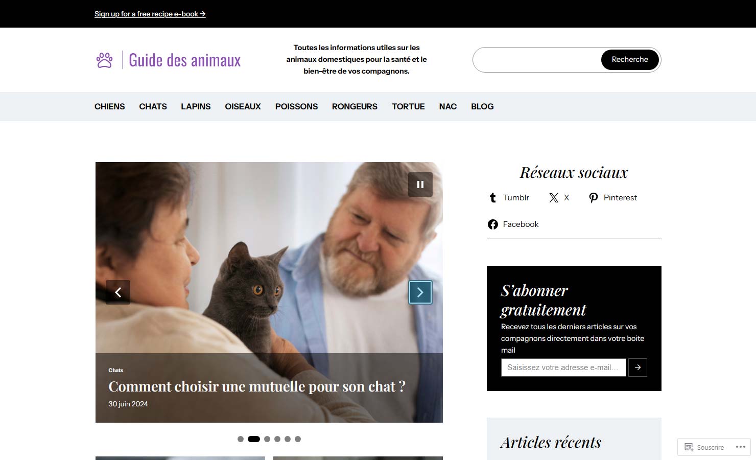 Guide des animaux