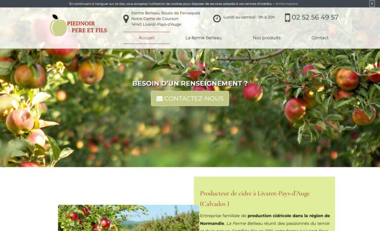 La Ferme Belleau - Production de cidre à Livarot-Pays-D'auge