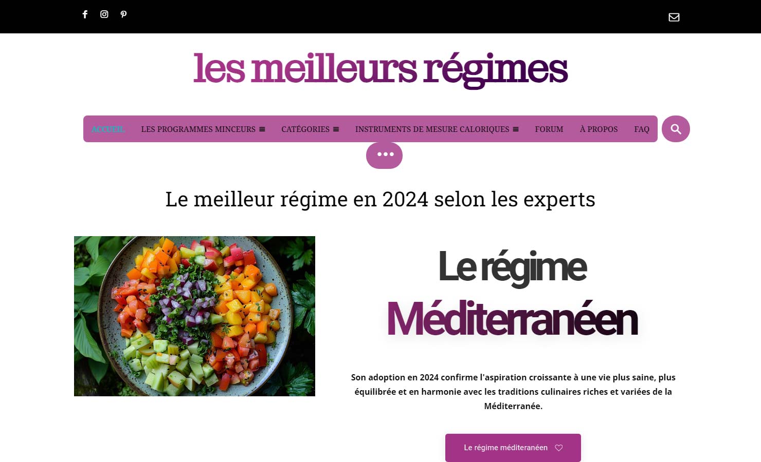 Les meilleurs régimes