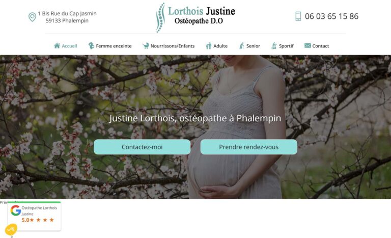 Justine Lorthois - Ostéo à Phalempin