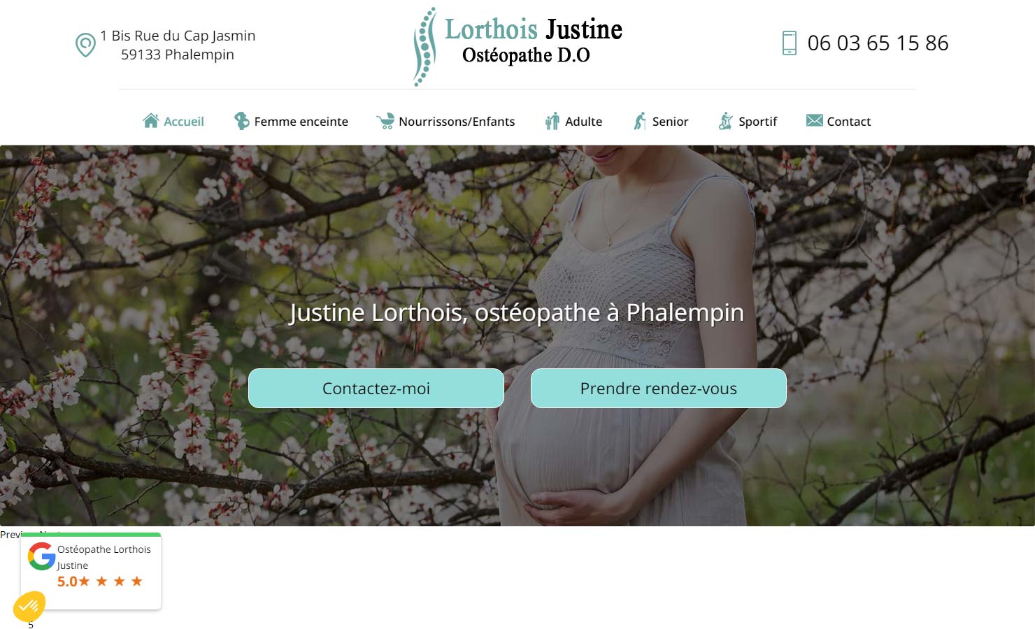 Justine Lorthois - Ostéo à Phalempin