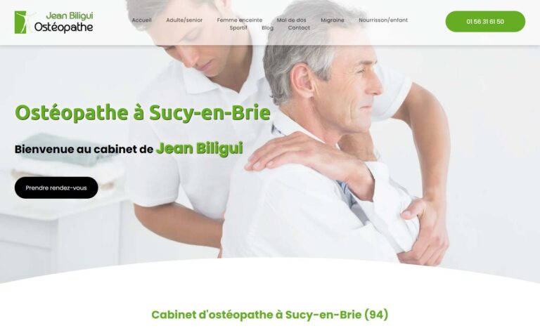 Jean BILIGUI : Ostéopathe à Sucy-en-Brie