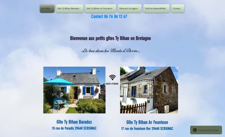 Gîtes Ty Bihan - Gite 2 personnes en Bretagne