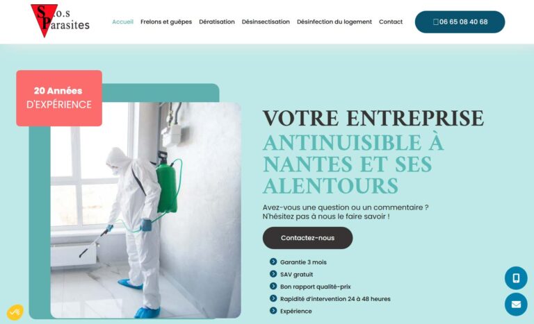 Dératiseur au Pouliguen : SOS Parasites