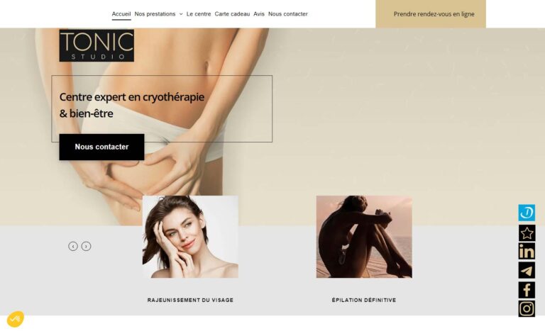 Tonic Studio - Centre de cryothérapie à Aix-en-Provence