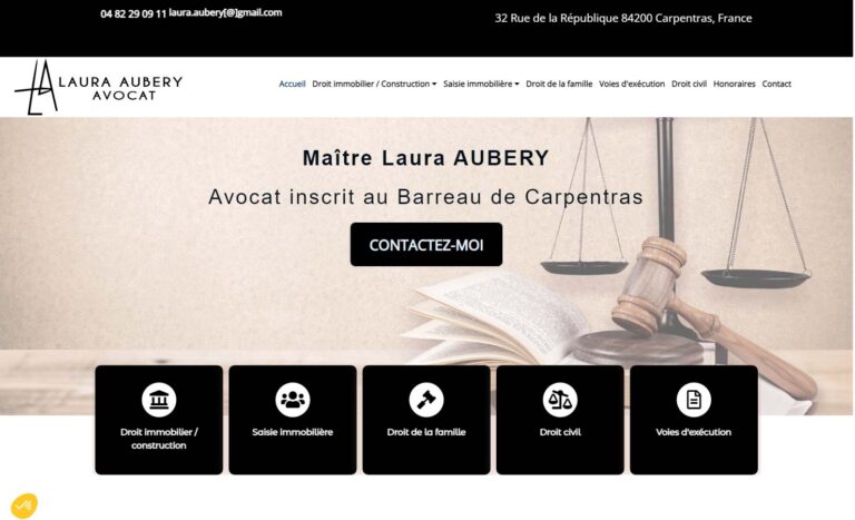 Maître Laura Aubery - Avocat à Carpentras