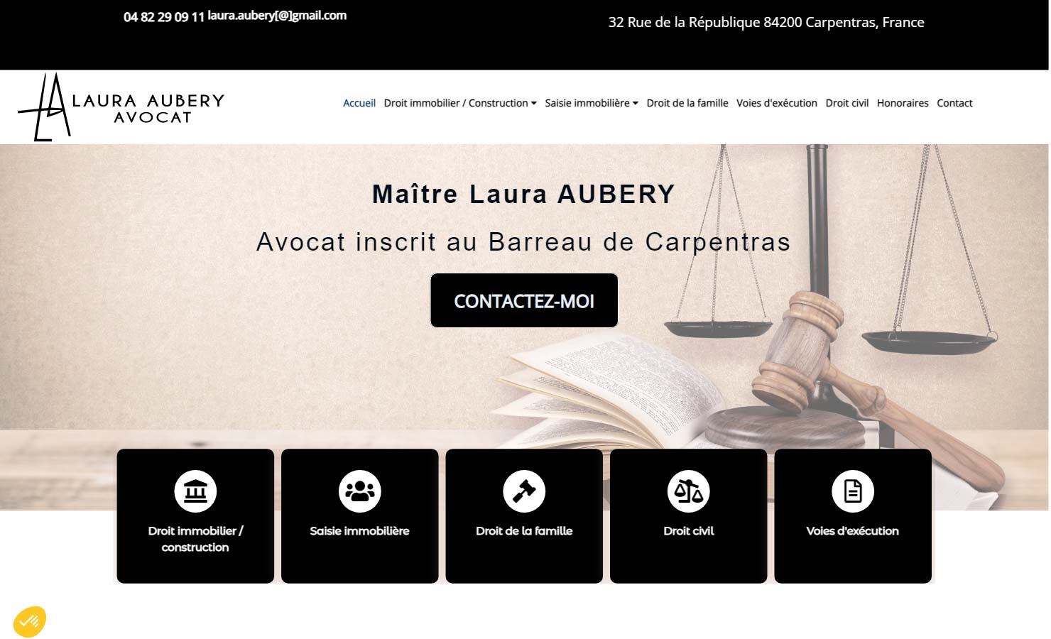 Maître Laura Aubery - Avocat à Carpentras