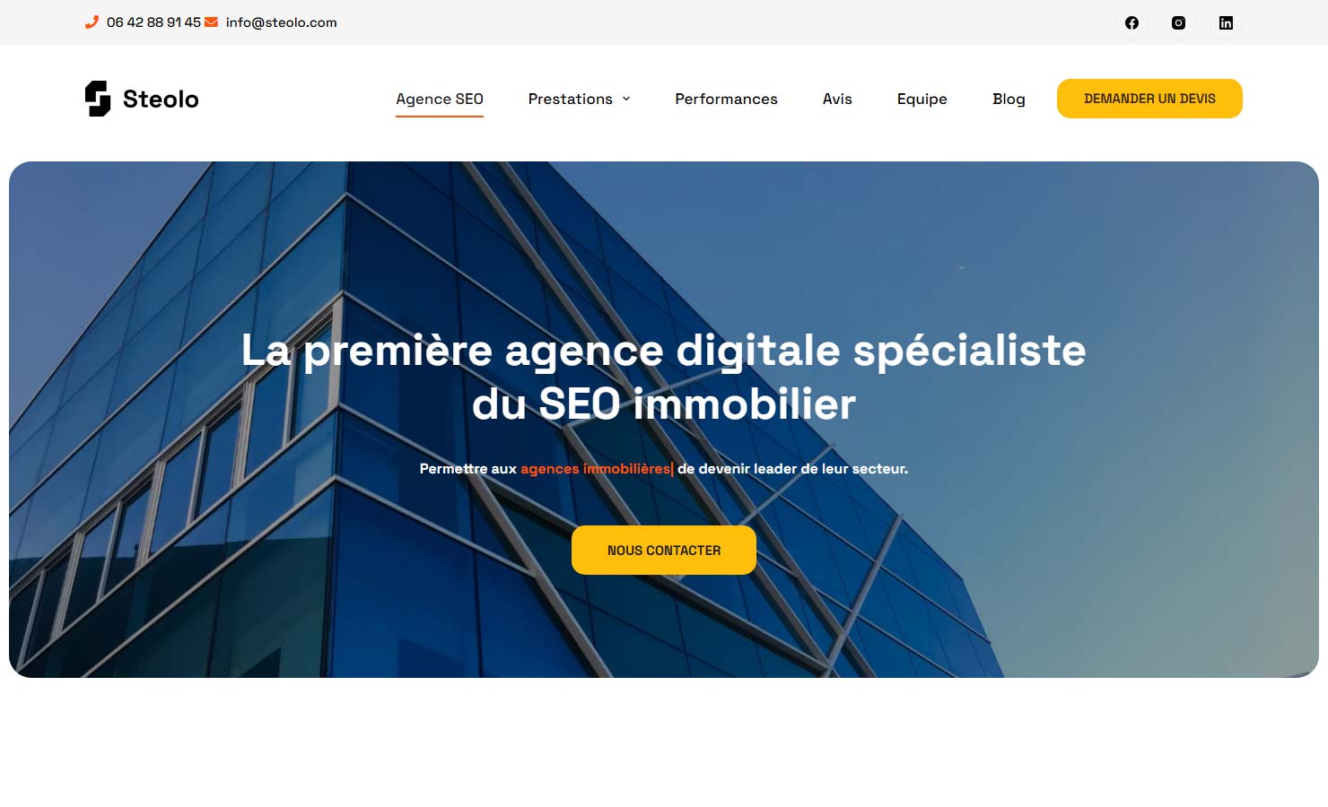 Steolo : La première agence SEO immobilier