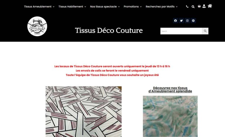 Tissus Déco Couture