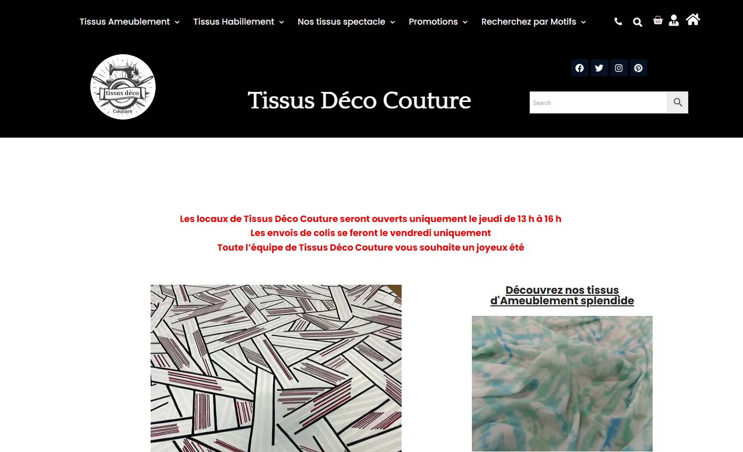 Tissus Déco Couture