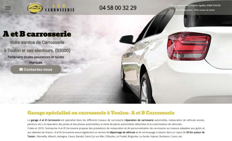 A et B Carrosserie - Personnalisation de véhicules à Toulon