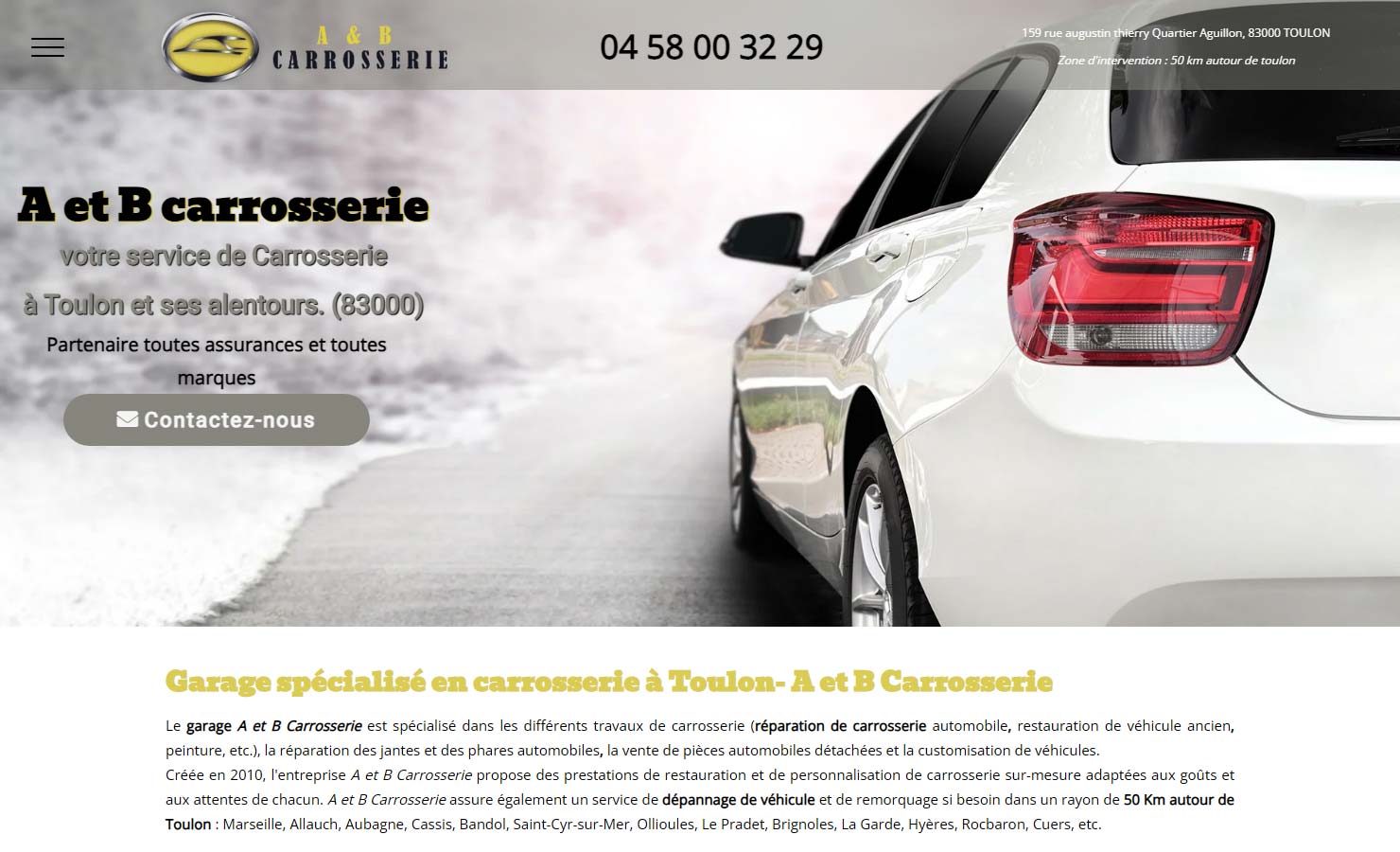 A et B Carrosserie - Personnalisation de véhicules à Toulon