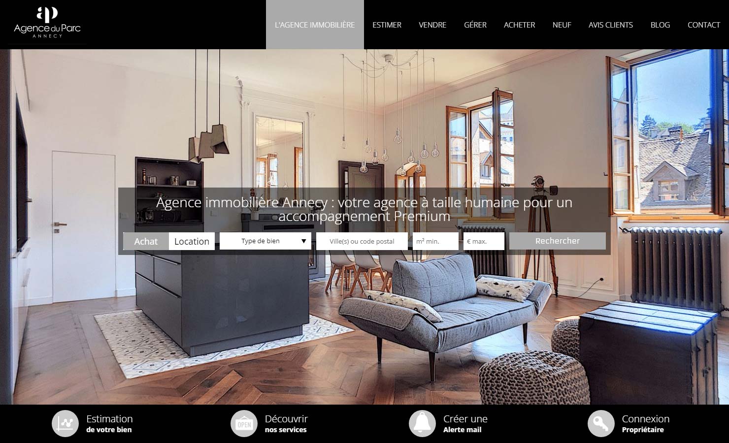 Agence immobilière Annecy - L'Agence du Parc