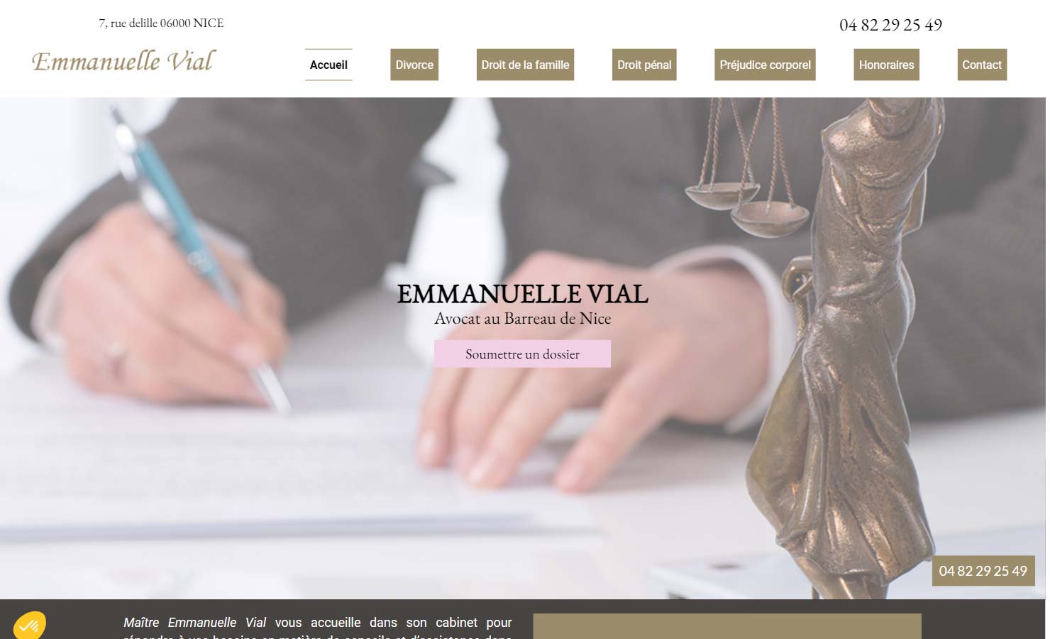 Maître Emmanuelle Vial - Avocat à Nice