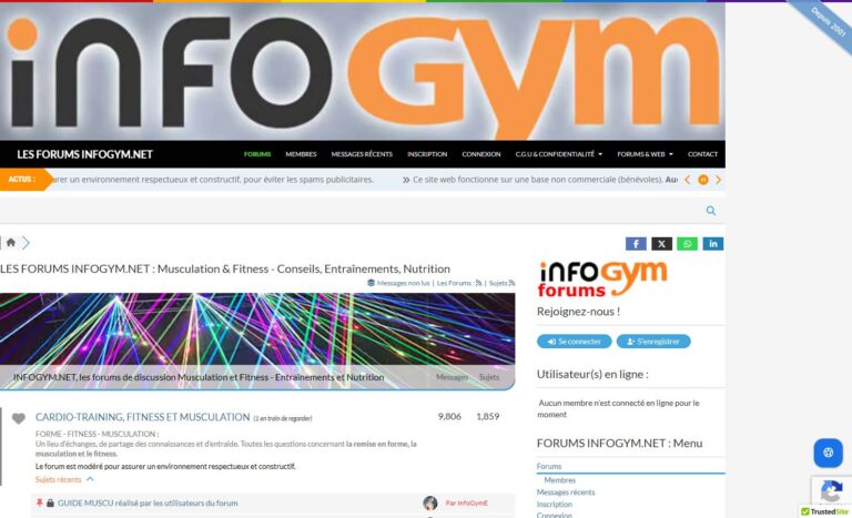 Infogym.net - Forum de discussion Musculation & Fitness