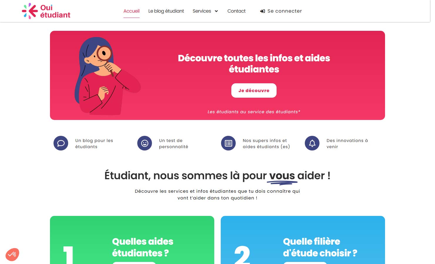 Oui étudiant