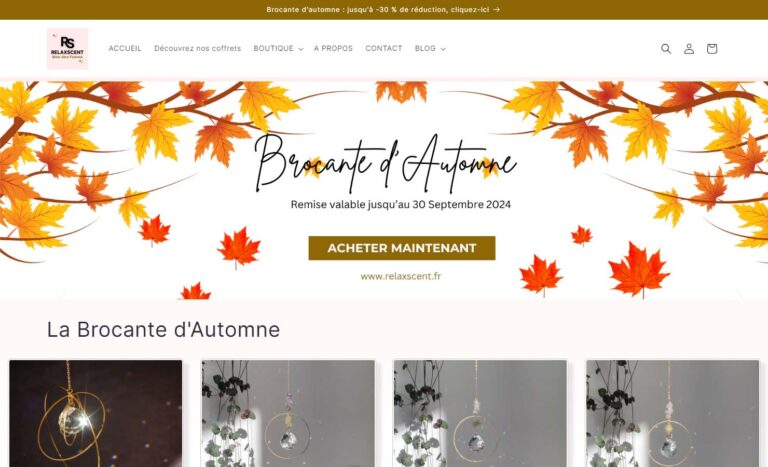 RelaxScent : Votre Destination Bien-être et Relaxation