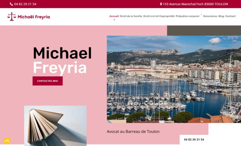 Maître Michaël FREYRIA - Cabinet d’avocat à Toulon