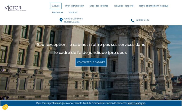 Maître Gabriel Persoons - Avocat à Bruxelles