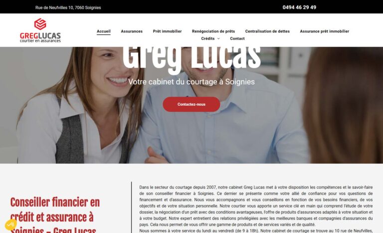 Greg Lucas - Courtier en assurance à Soignies