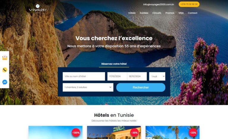 Voyages2000 - Votre Agence de Voyage de Référence en Tunisie