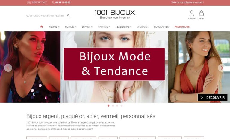 1001 Bijoux : L'univers du bijou à portée de clic