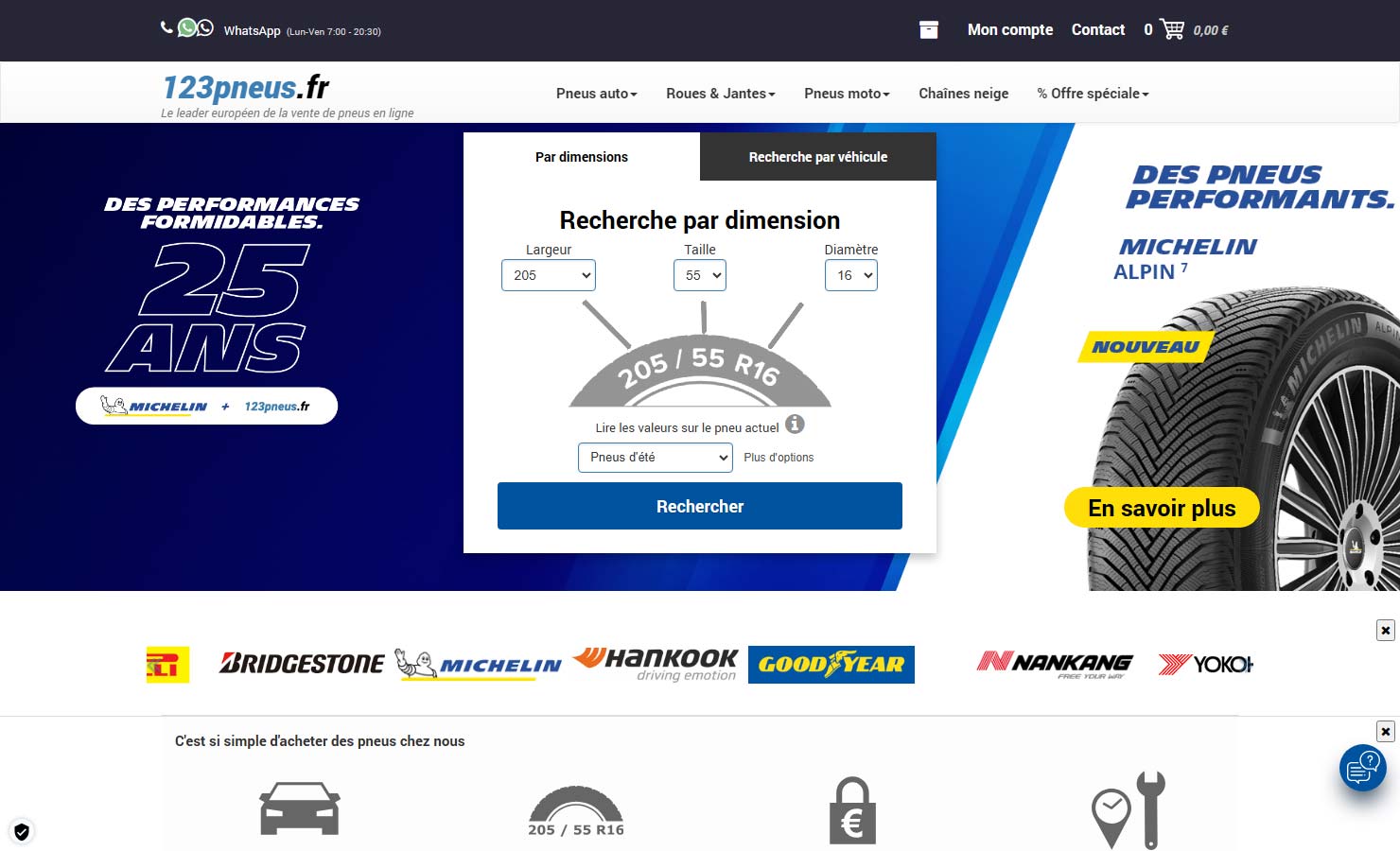 123pneus.fr : Le spécialiste des pneus en ligne