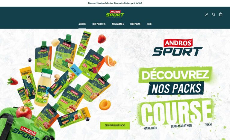 Andros Sport : Spécialiste de la nutrition sportive