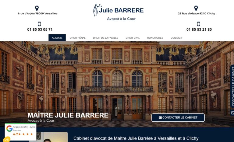 Julie Barrère - Avocate pénaliste à Versailles