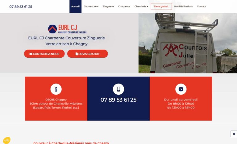 EURL CJ - Couvreur à Charleville-Mézières