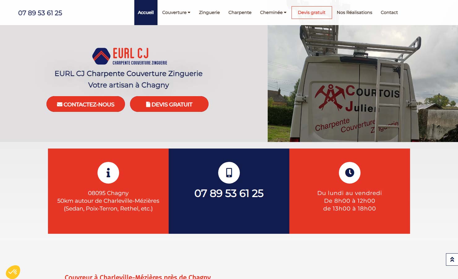 EURL CJ - Couvreur à Charleville-Mézières