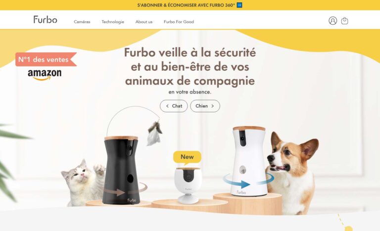 Furbo : Caméra de surveillance pour chien et chat
