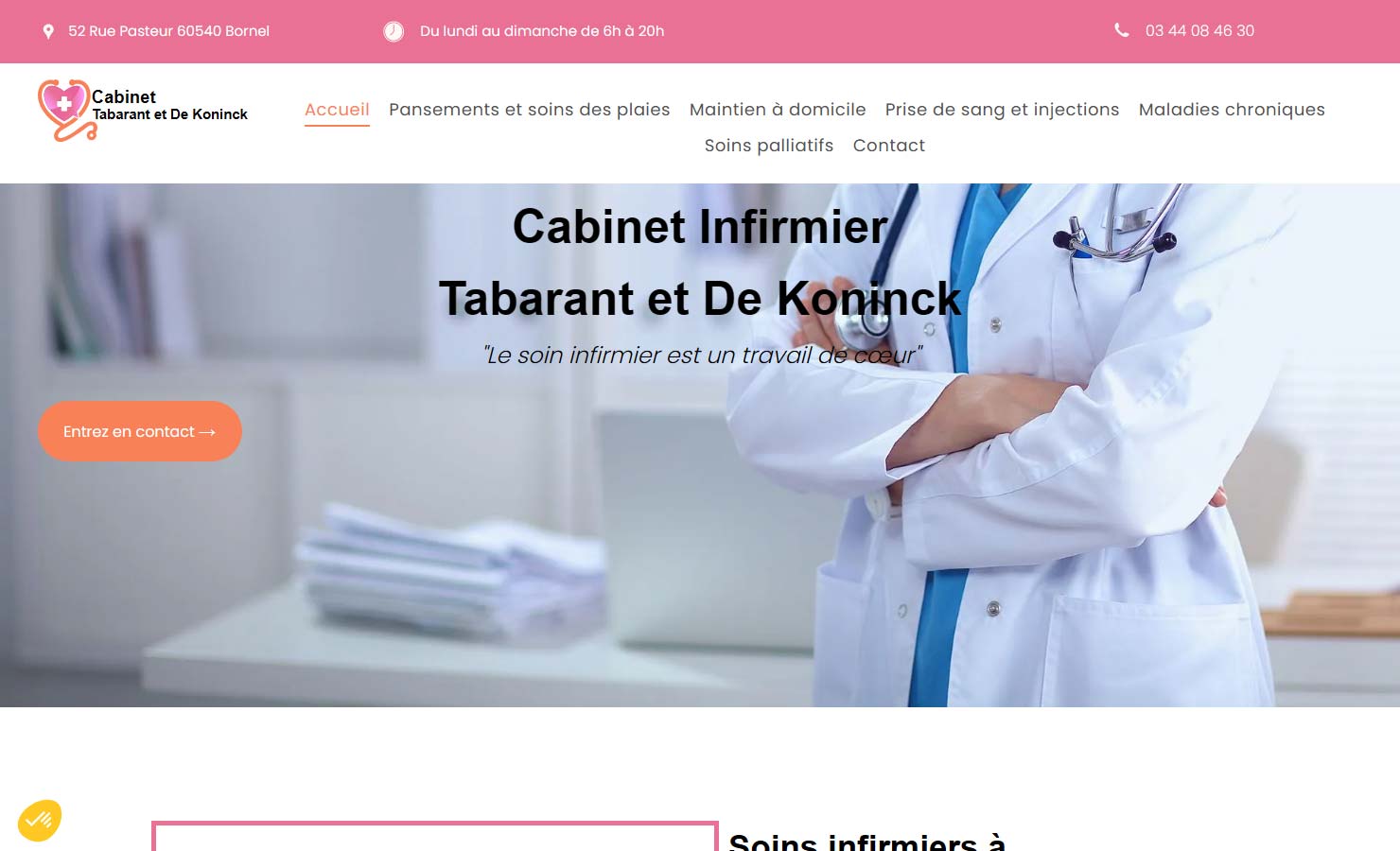 Tabarant / De Koninck - Infirmières à domicile Chambly