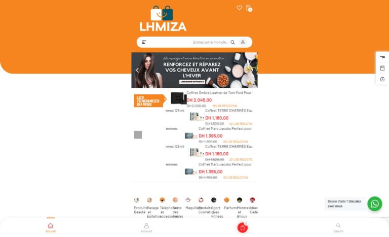 Lhmiza - Achetez vos produits de beauté au Maroc