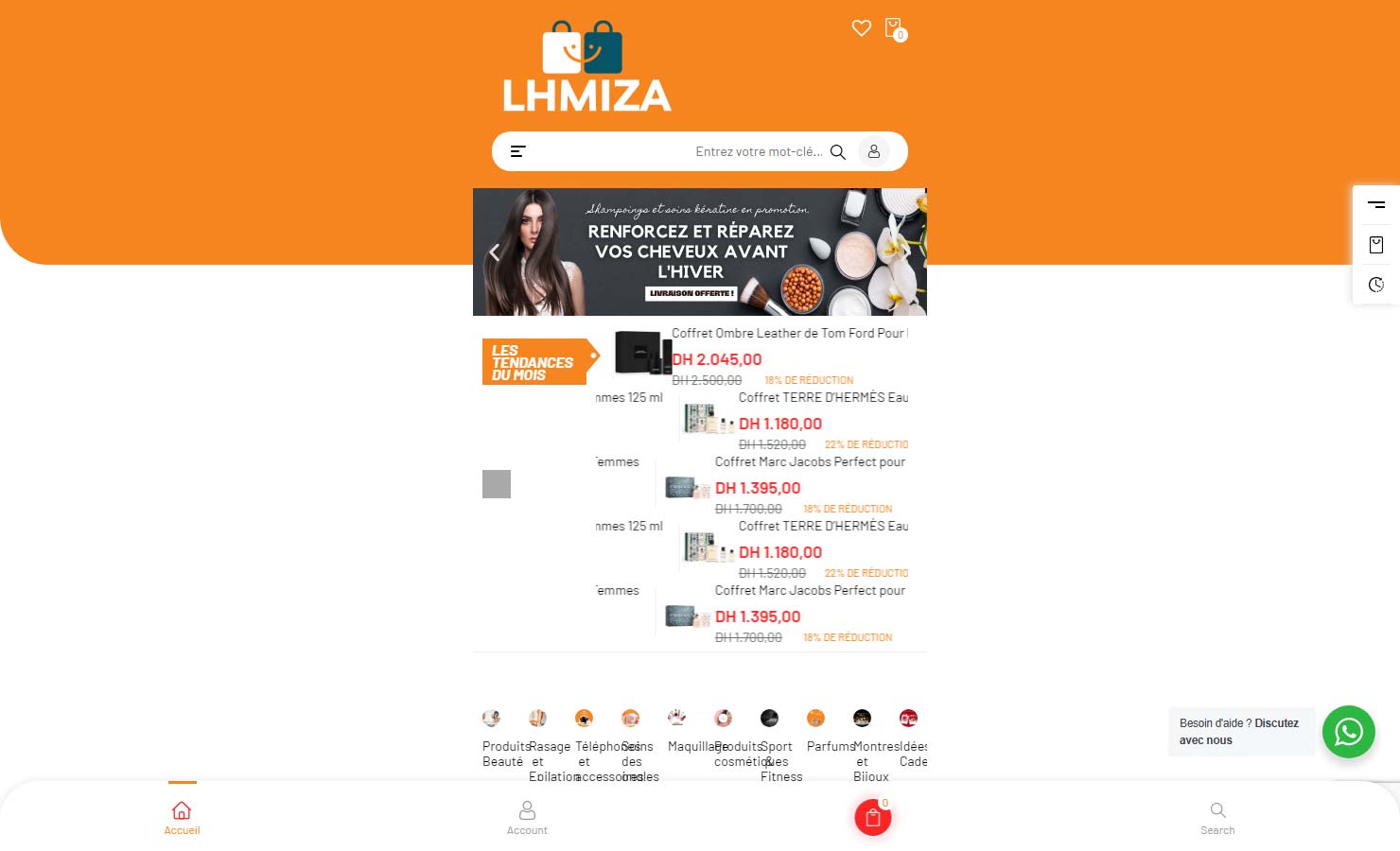 Lhmiza - Achetez vos produits de beauté au Maroc
