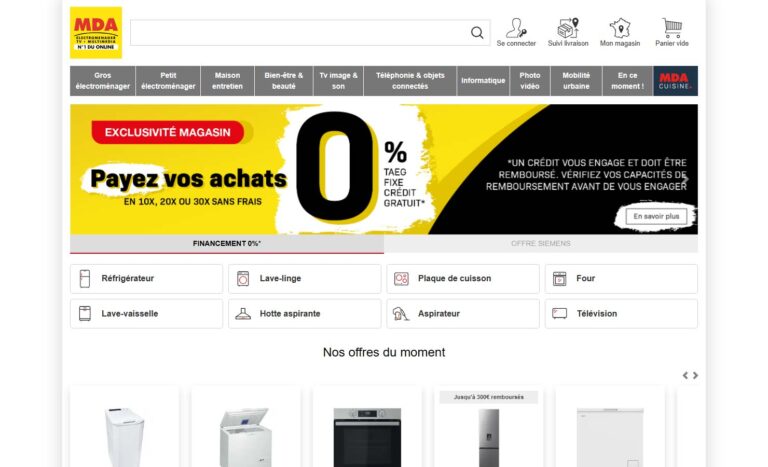 MDA Électroménager : Votre partenaire de confiance pour l'équipement de la maison