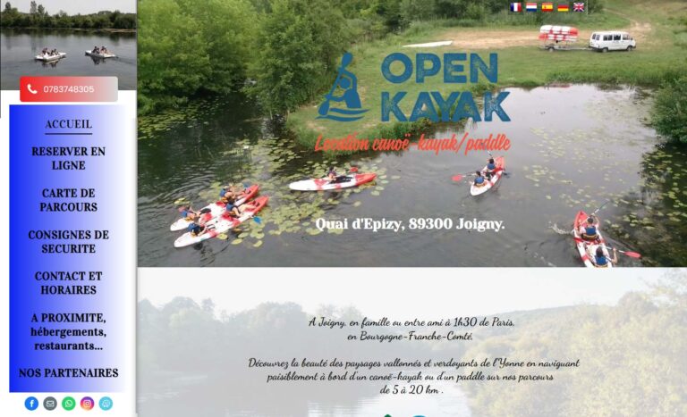 Open kayak