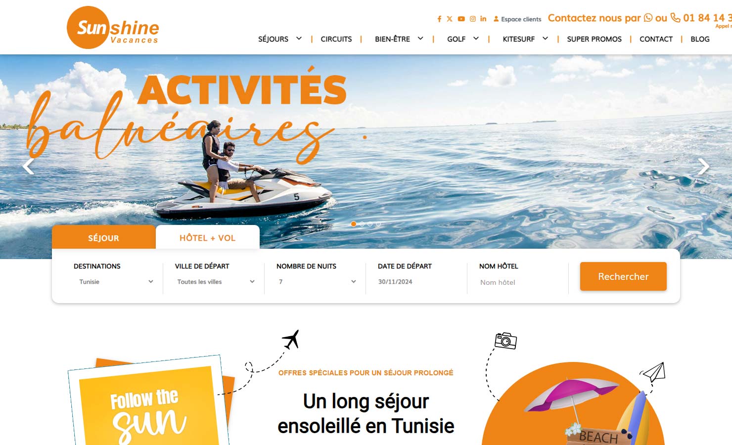 Sunshine Vacances – Séjour Tunisie Tout Inclus