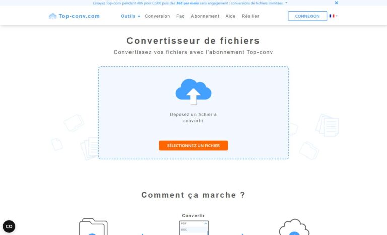 Top-Conv : Le convertisseur de fichiers en ligne rapide et efficace