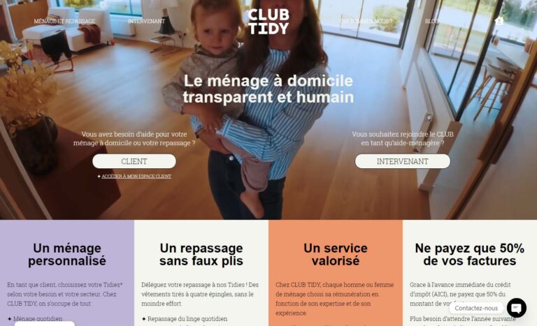 Club tidy - Ménage et repassage à domicile
