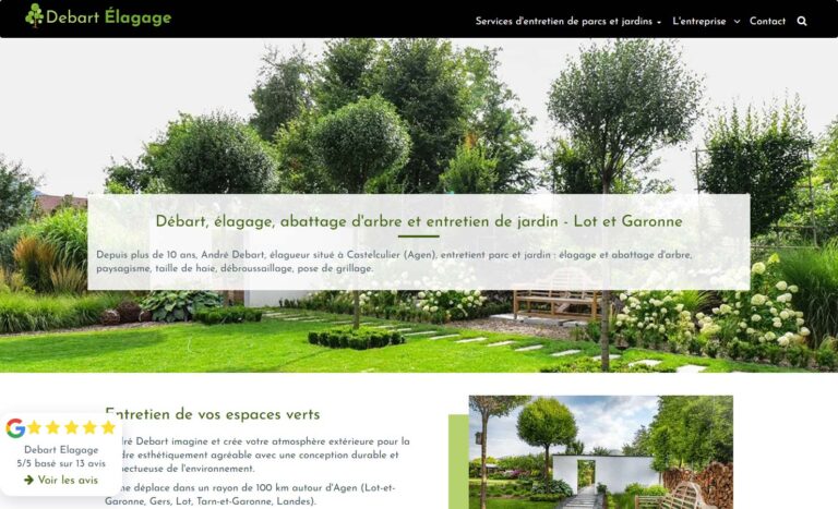 Debart Elagage : paysagiste et élageur (Agen, Lot et Garonne)