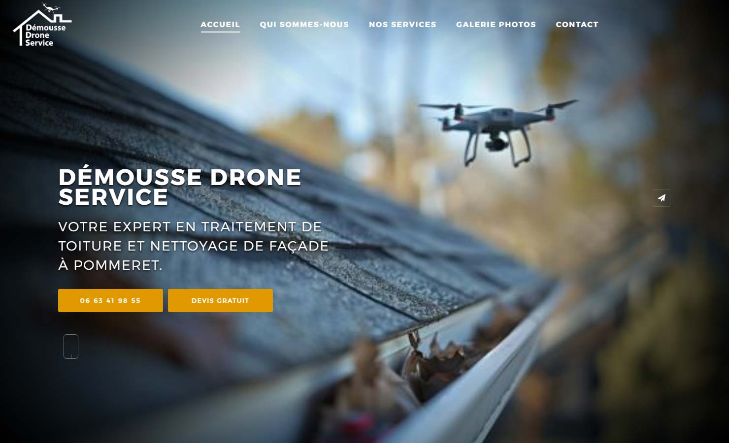 DEMOUSSE DRONE SERVICE - Hydrofuge toiture à Guingamp