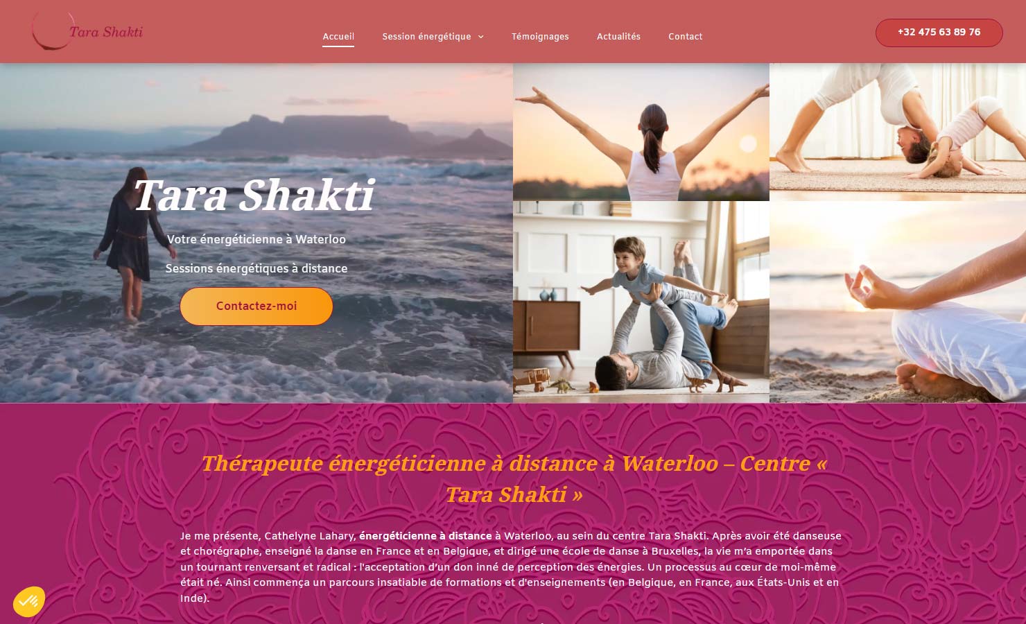 Tara Shakti - Énergéticienne à distance en Belgique
