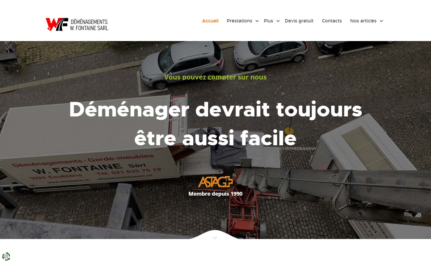 Déménagement W.fontaine Sàrl
