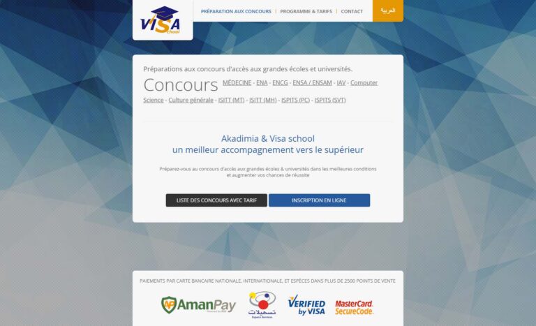 Préparation concours ENSA-ENSAM
