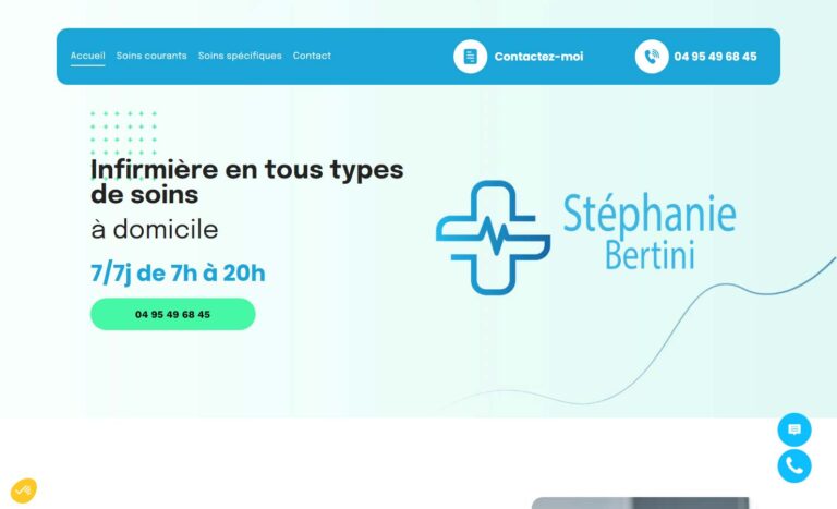 Stéphanie Bertini - Infirmiere Gracehollogne