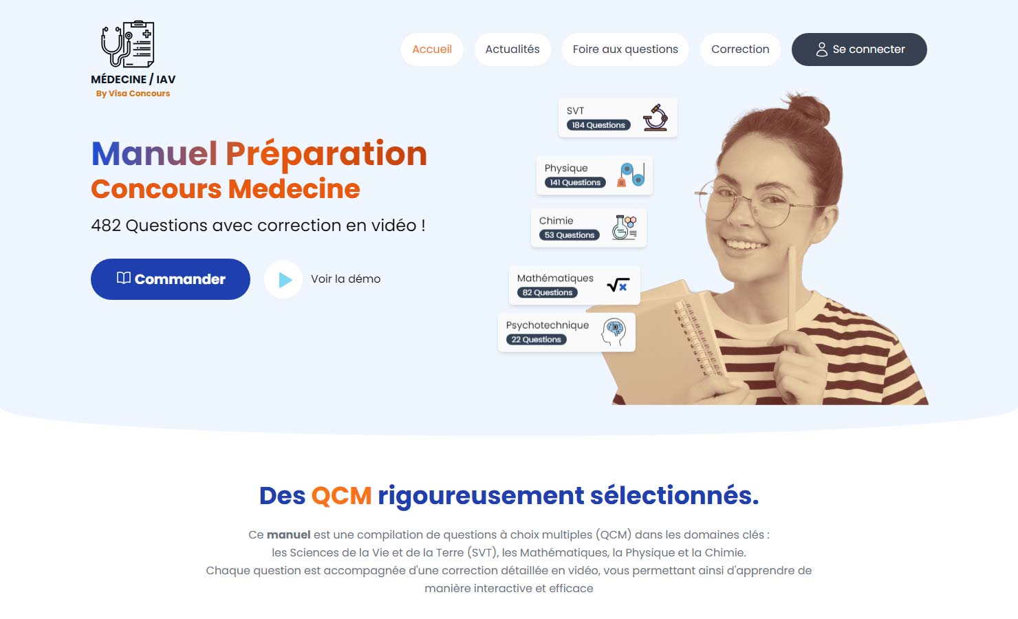 VisaConcours Médecine - QCM concours médecine