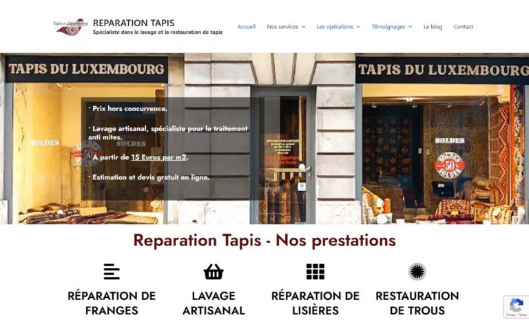 Restauration de tapis
