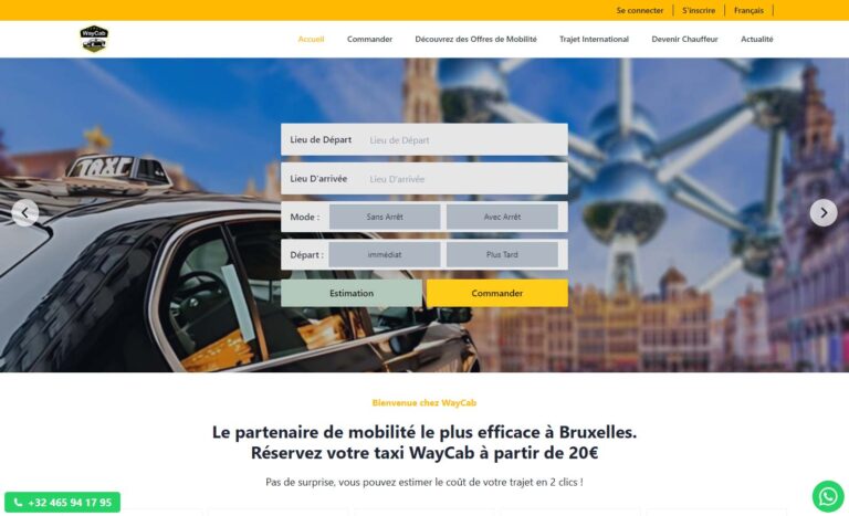 Waycab - Réservation taxi Bruxelles