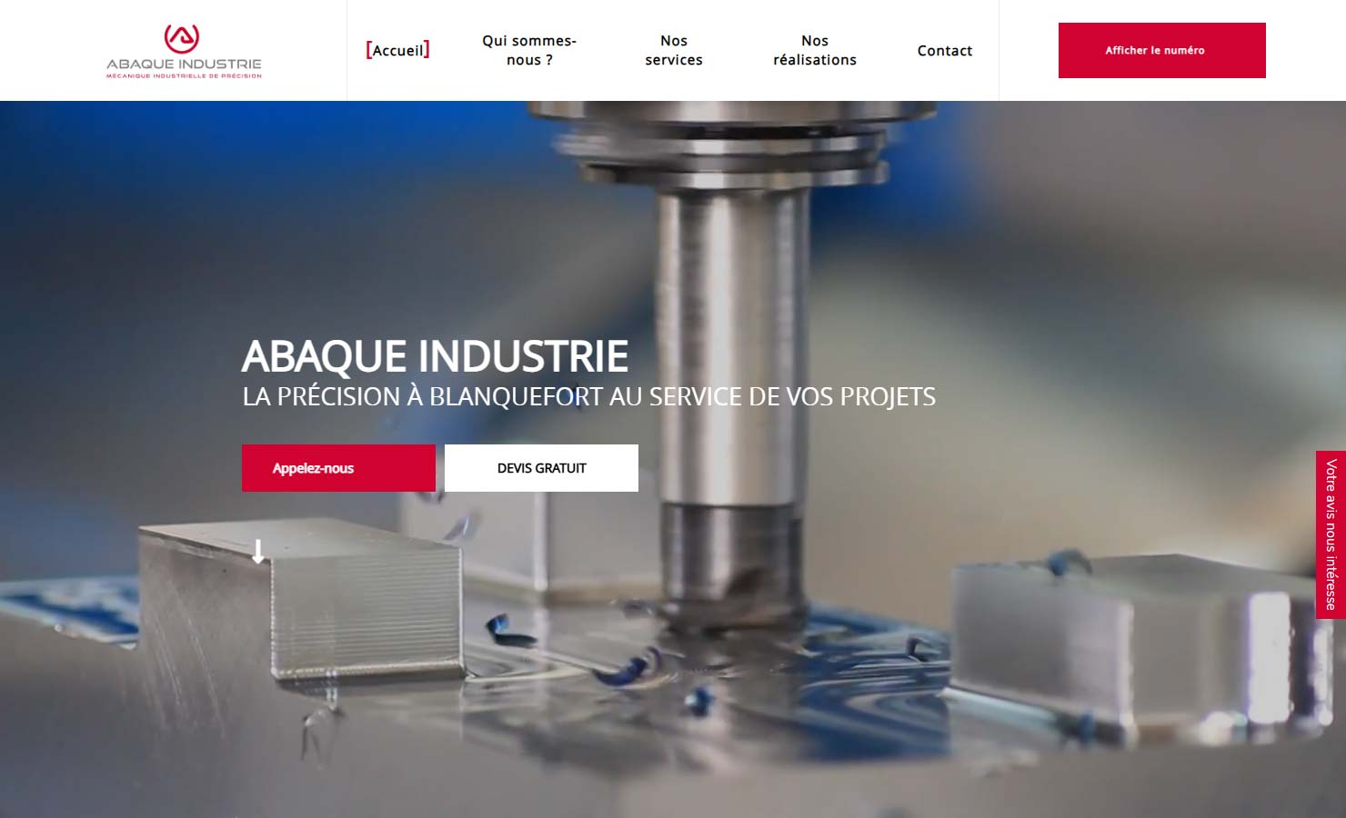 ABAQUE INDUSTRIE à Blanquefort : Usinage de précision